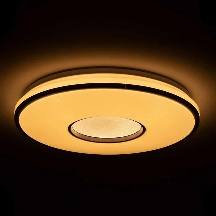 LED Glitzer-/ Sternenleuchte SHINING SILVERSTAR 24W mit 4 Stufen DIM Ø 490 mm - 4