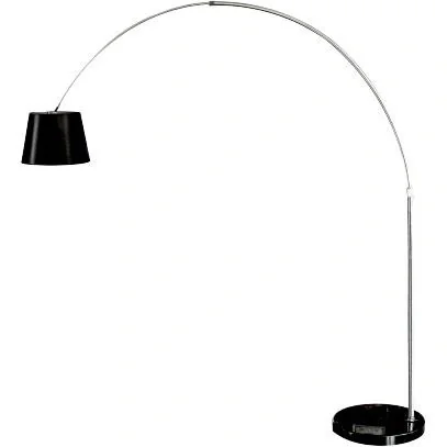 VT-7451 Bogenleuchte mit schwerem Sockel - Stehleuchte - E27 - Schwarz - 3