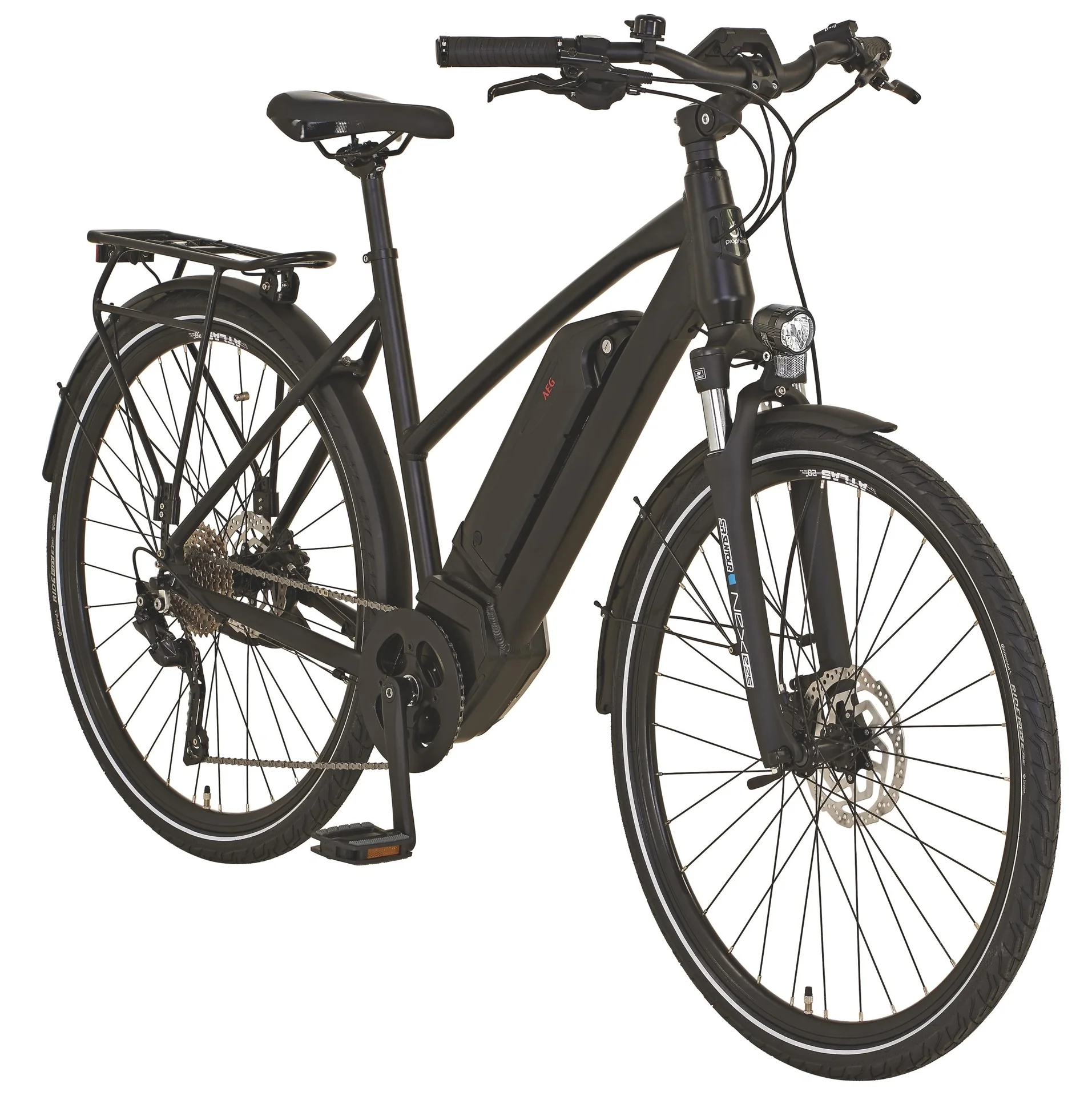 ENTDECKER 23.ETT.30 Trekking E-Bike 28" AEG ComfortDrive Damen Trapez 28": Rahmengröße 52cm - 2
