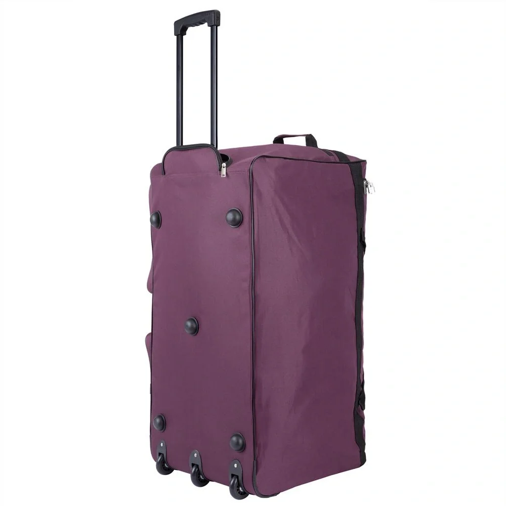 XXL Reisetasche Lila mit Trolleyfunktion 3 Rollen 160 LITER 85x43x44cm - 9