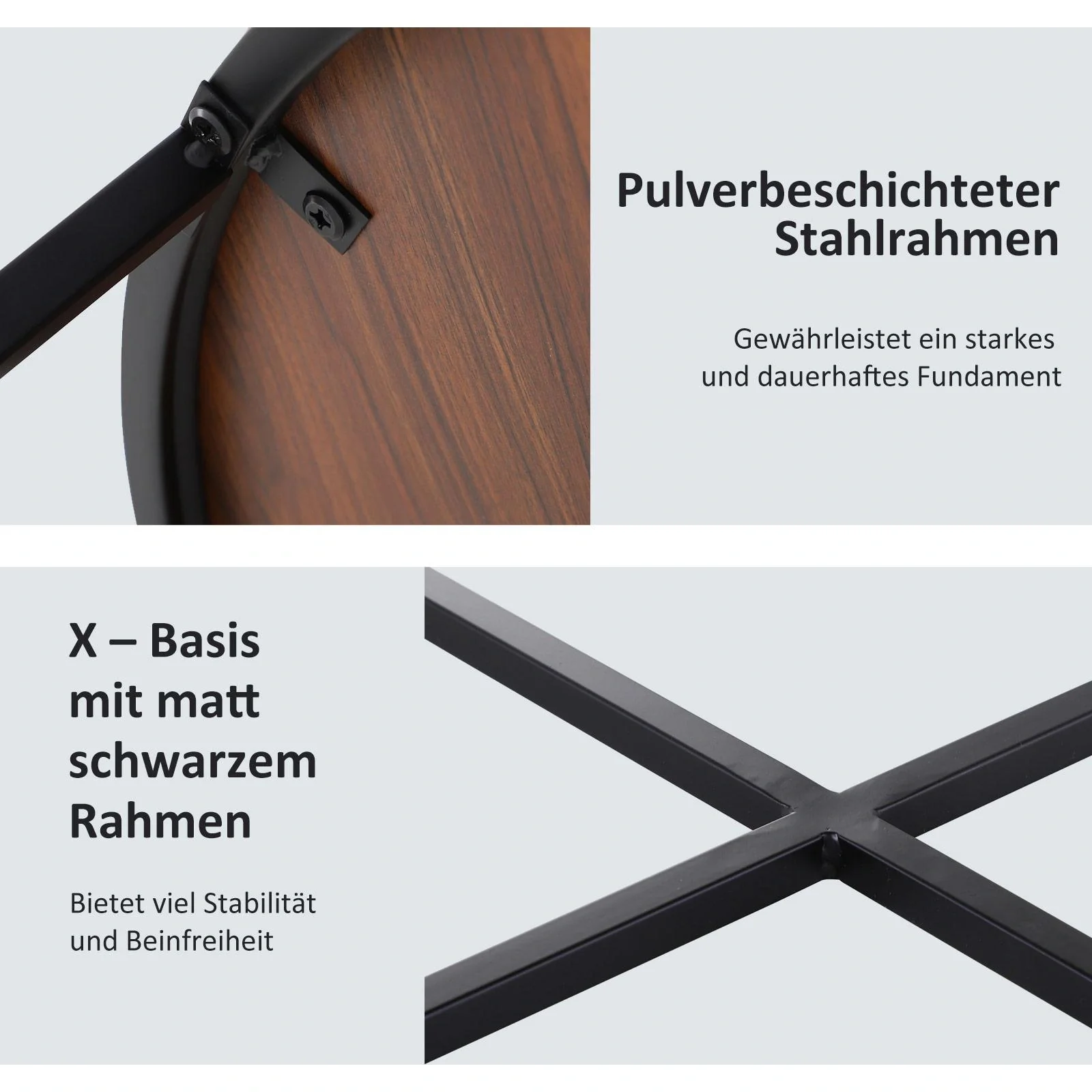 Beistelltisch, braun - 9