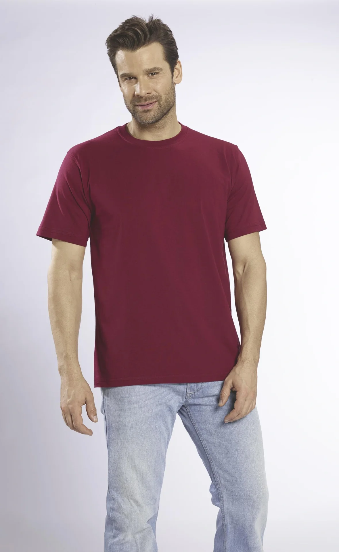 Big Size T-Shirt, rot, Gr.2XL - 2