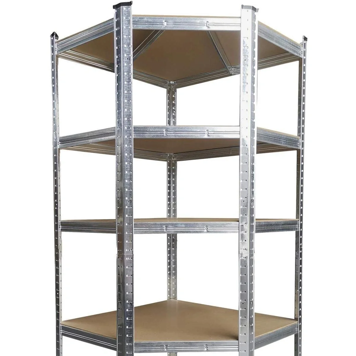 Werkzeug Ecklagerschrank - 5 Fachböden - 875 Kg Tragfähigkeit - - 1