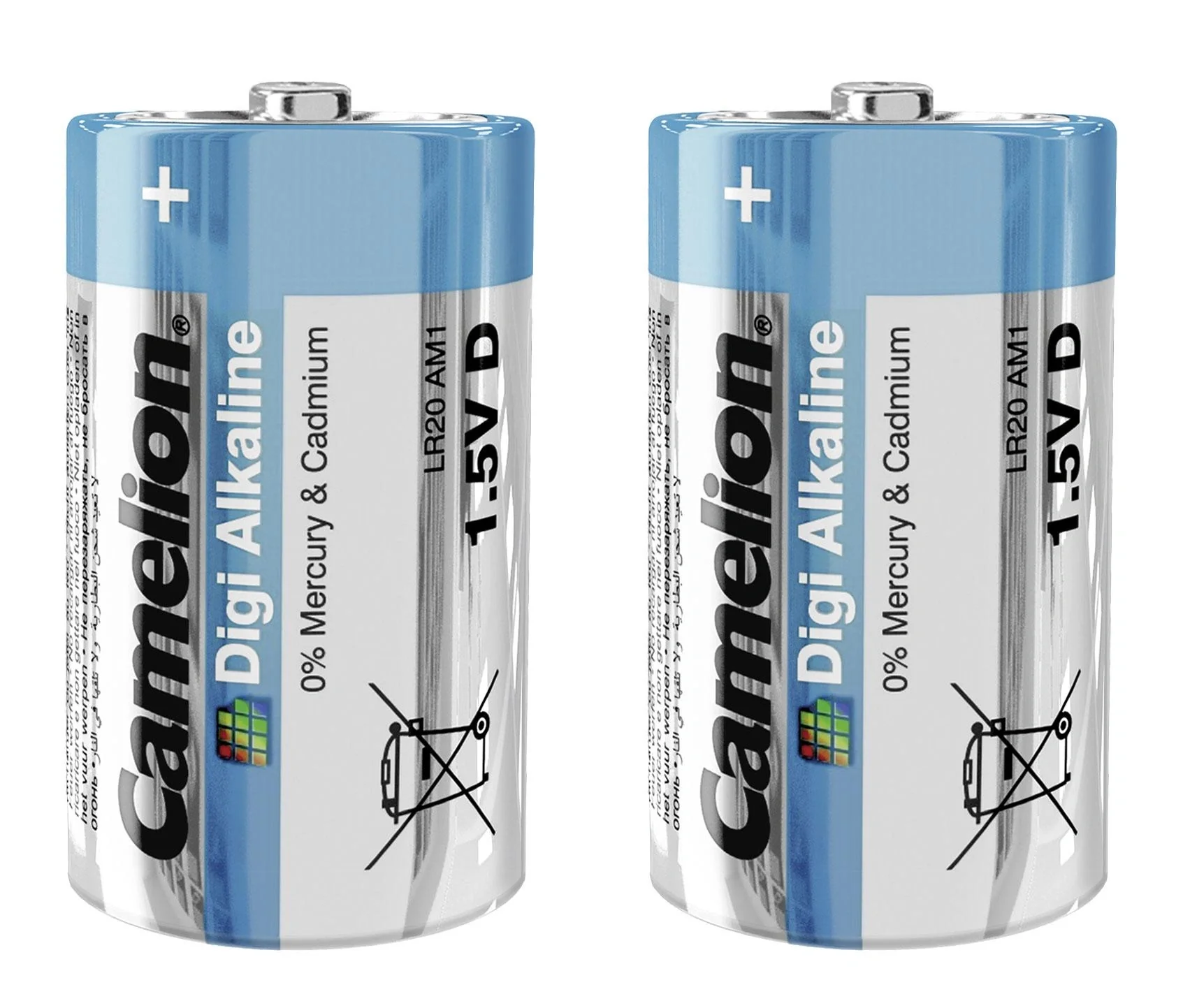 Digi Alkaline Mono D Batterien - 2 Stück - 3