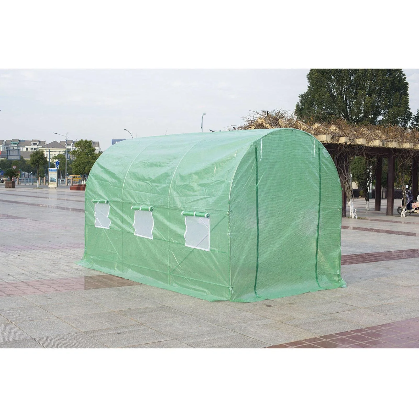 Foliengewächshaus 3,5x2x2m Tomatenhaus - 2