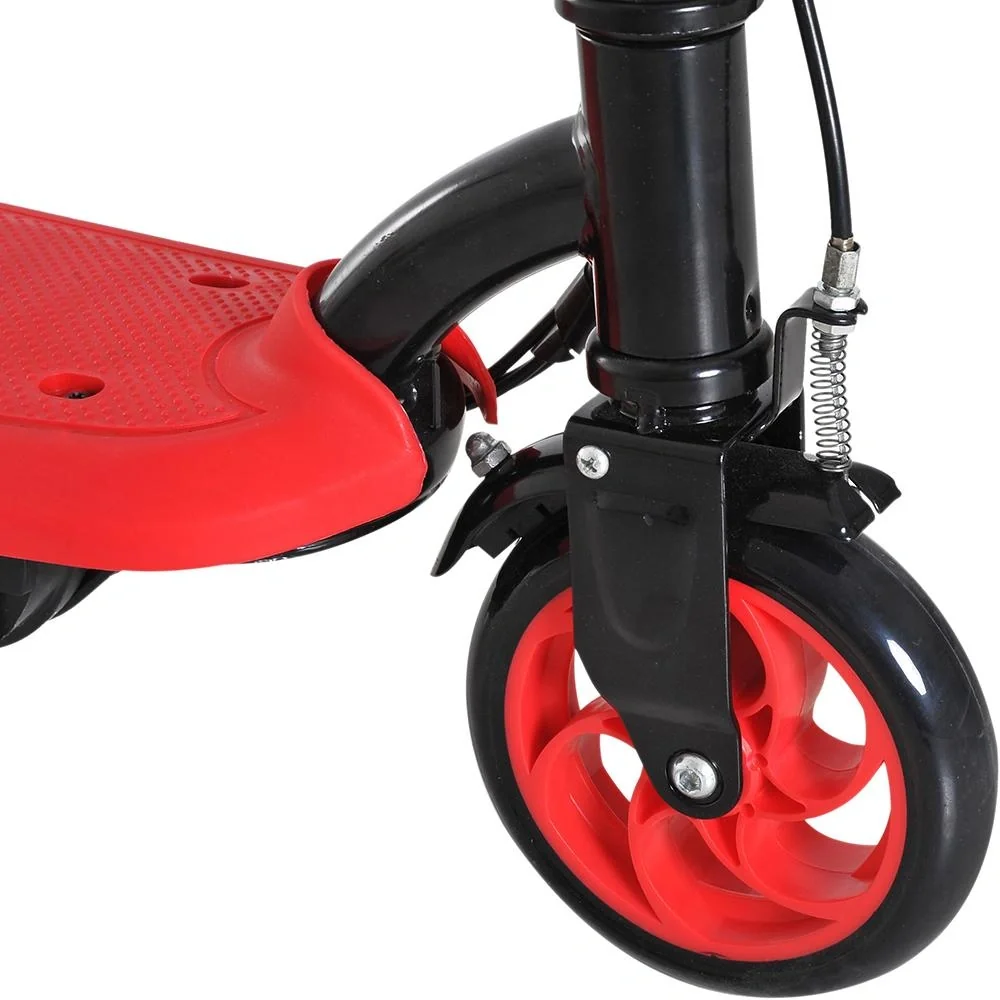 E-Scooter Tretroller Kinderroller Kinder Roller Metall Rot - 10
