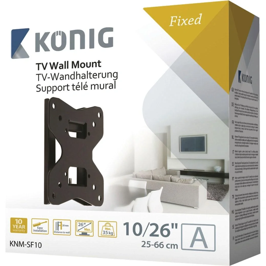 TV-Wandhalterung fixiert 10 - 26 " 35 kg - 2