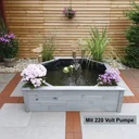 Hochteich mit 4 seitlichen Pflanzzonen, grau - 4