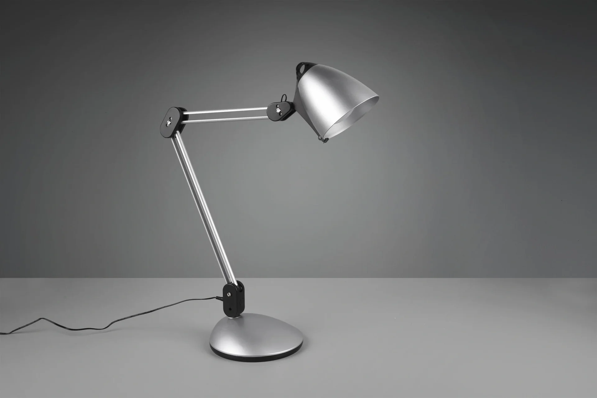 LED-Klemm-/Tisch-/Wandleuchte NADAL, 6,8W, 3000-5000K, 640 lm, Touch-Dimmer, Farbe titanfarbig/schwarz - 8