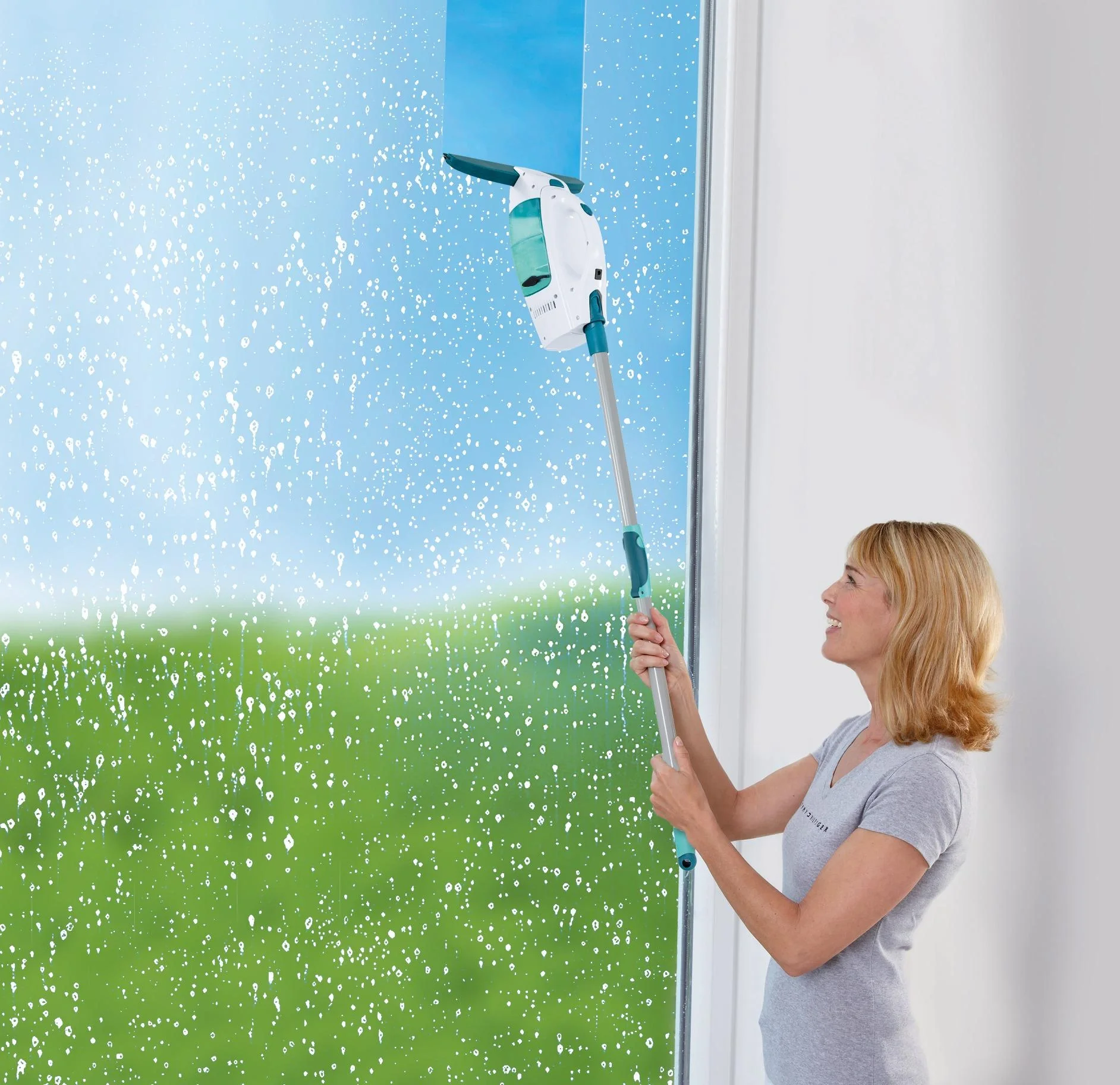 Teleskop-Stiel, mit Gelenk, 110-190 cm, zu Akku-Fenstersauger DRY & CLEAN 886966 - 4