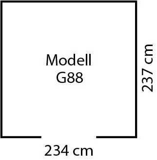 Gerätehaus Gerätehaus Gartenmanager Dream 88 H 178, metallic - 3
