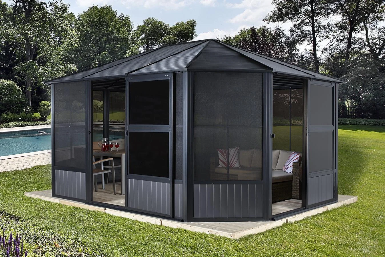 Pavillon Charleston 12 x 15 - 10