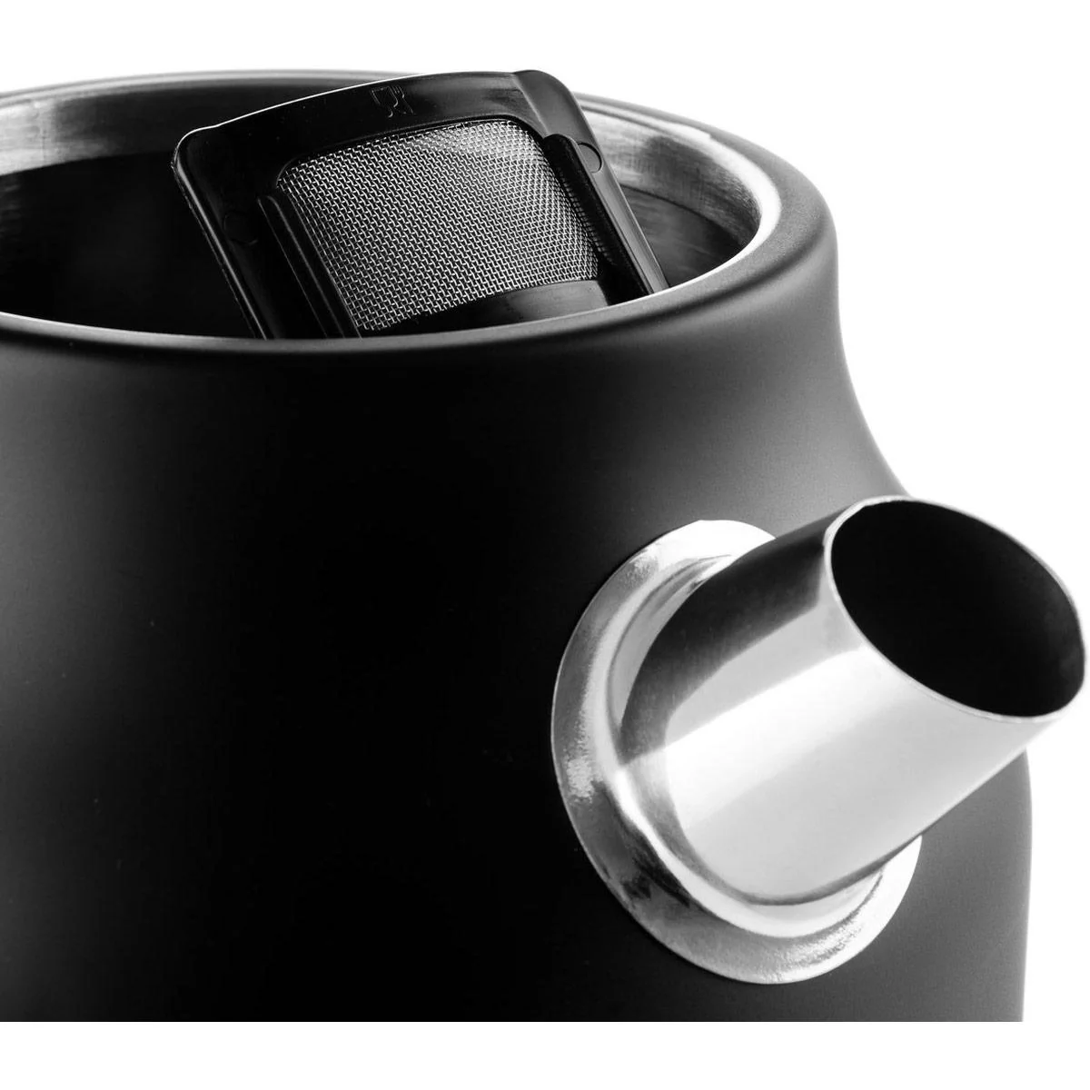 Retro-Wasserkocher - 1,7 Liter - Schwarz - 6