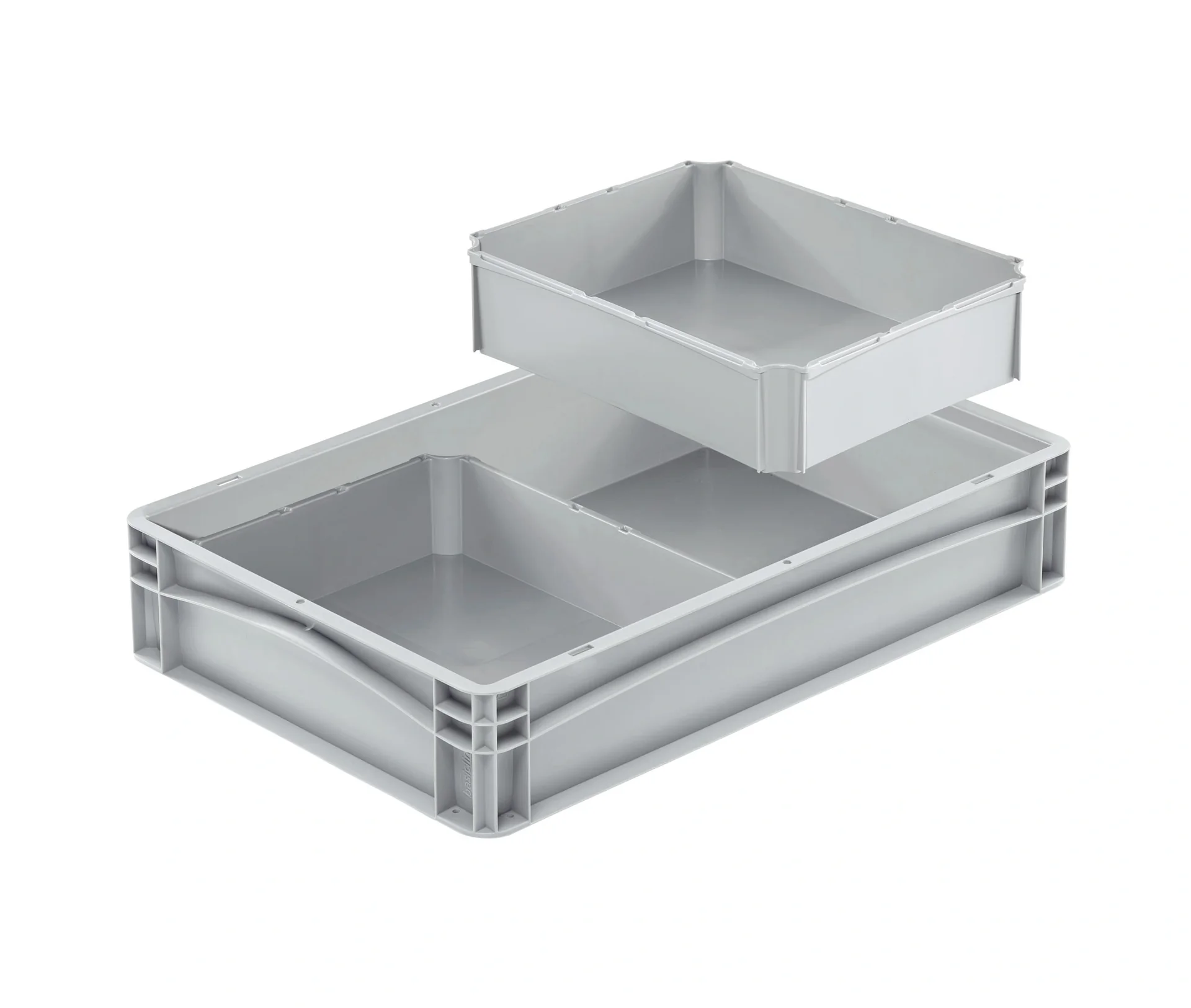 Eurobox Einsatzkasten grau 1/2 quer - 3
