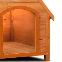 Hundehütte mit Spitzdach - 82x72 x85 cm - 5