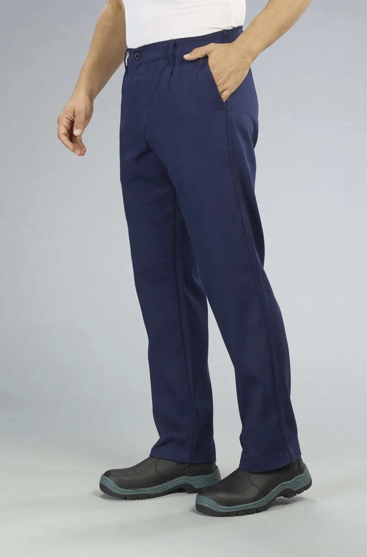 Bundhose im Doppelpack, Farbe hydronblau, Gr.52 - 1