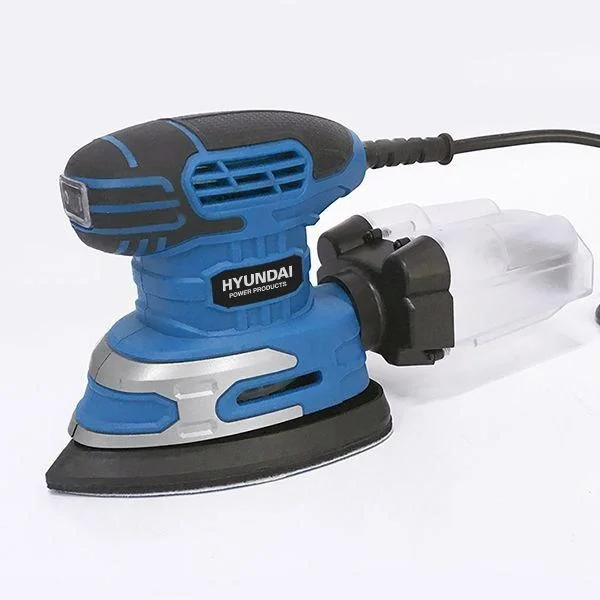 Palm-Delta-Schleifer 220W mit Staubbehälter und Schleifblättern - 1