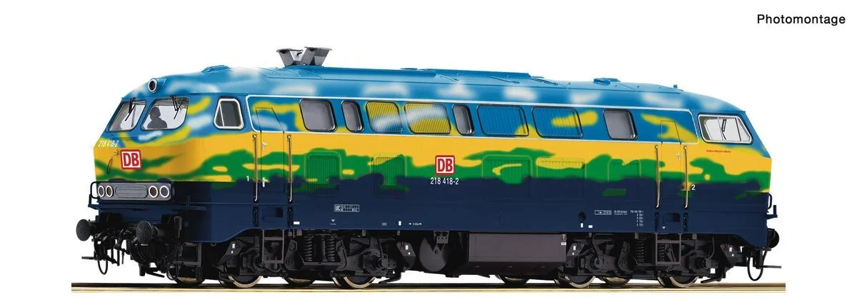 Diesellokomotive 218 418 der Deutschen Bahn - 1