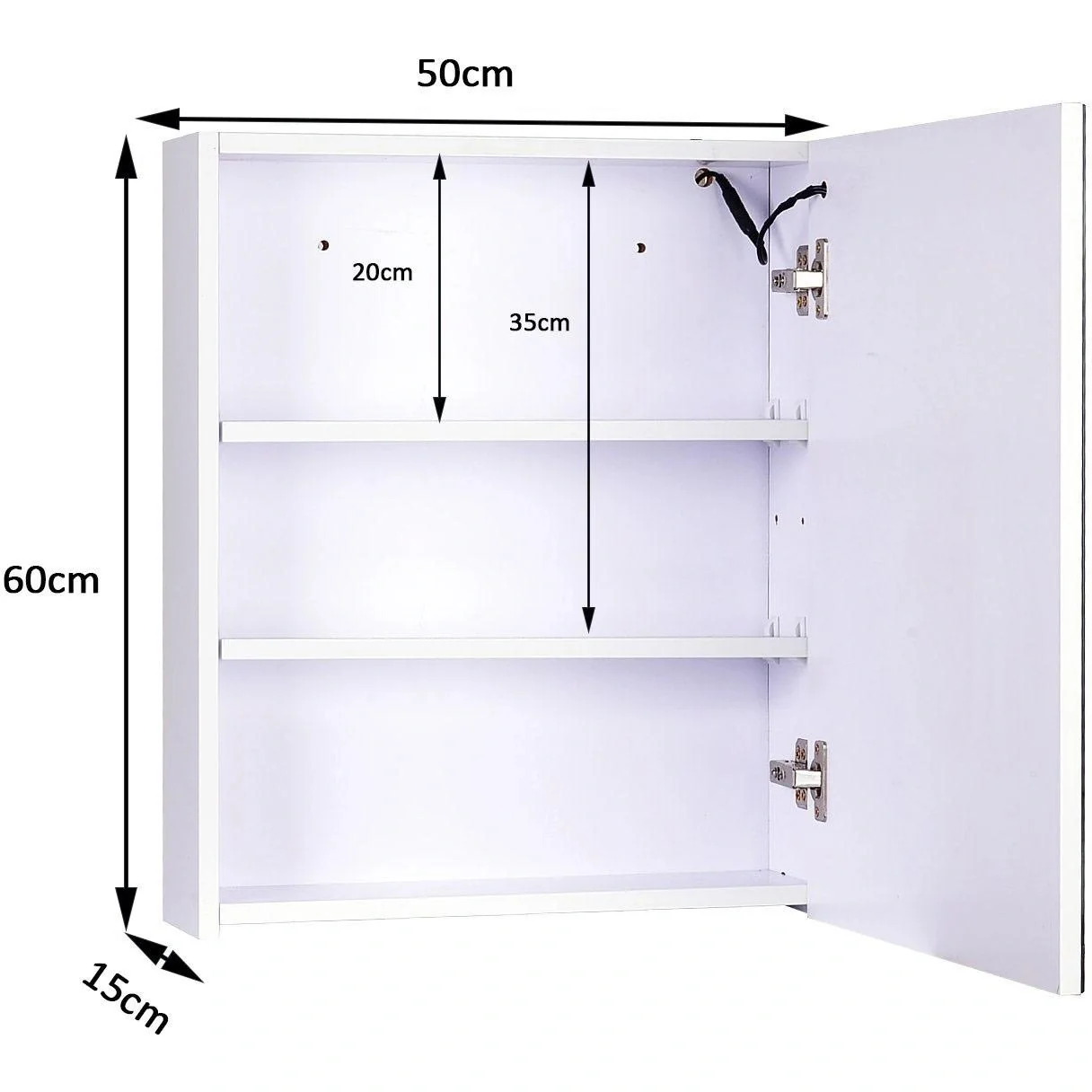 LED Spiegelschrank Badspiegel Badschrank 15W - 6