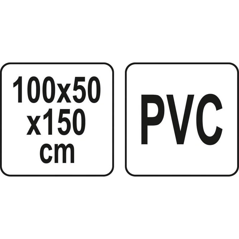 FLO Rechteckiges Gewächshaus - PVC - 100x50x150 cm - 2