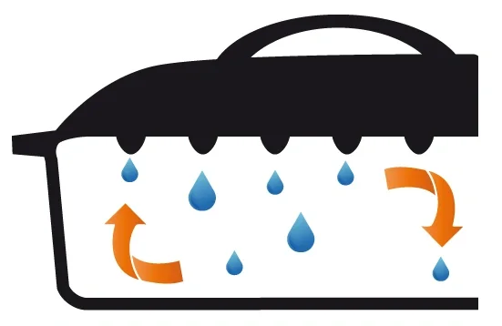 Runder Kochtopf 24 cm Blue Magic - 3