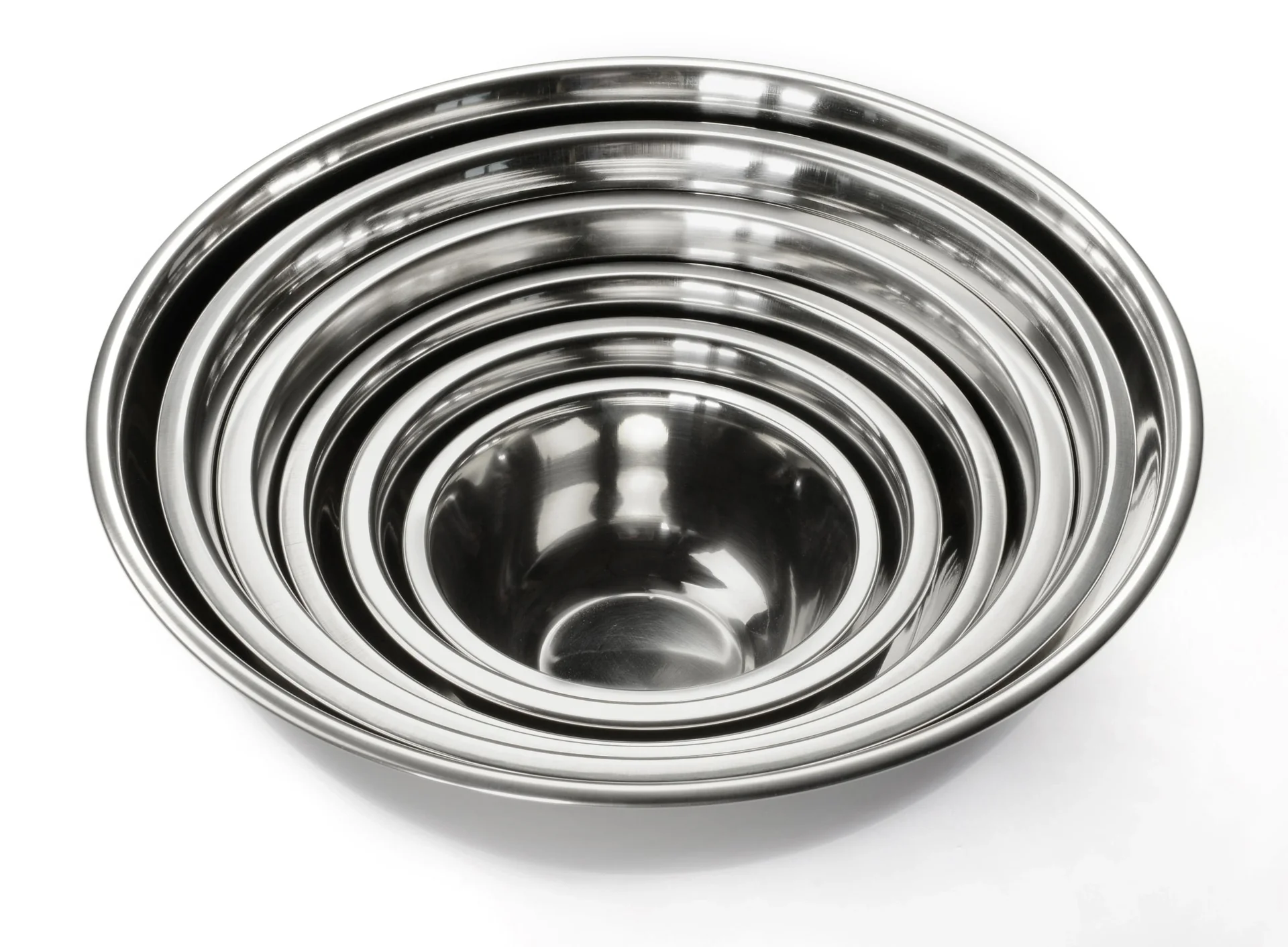 XXL Schüsselset, Edelstahl, 16/20/24/28/32/36 cm, 6-teilig - 3