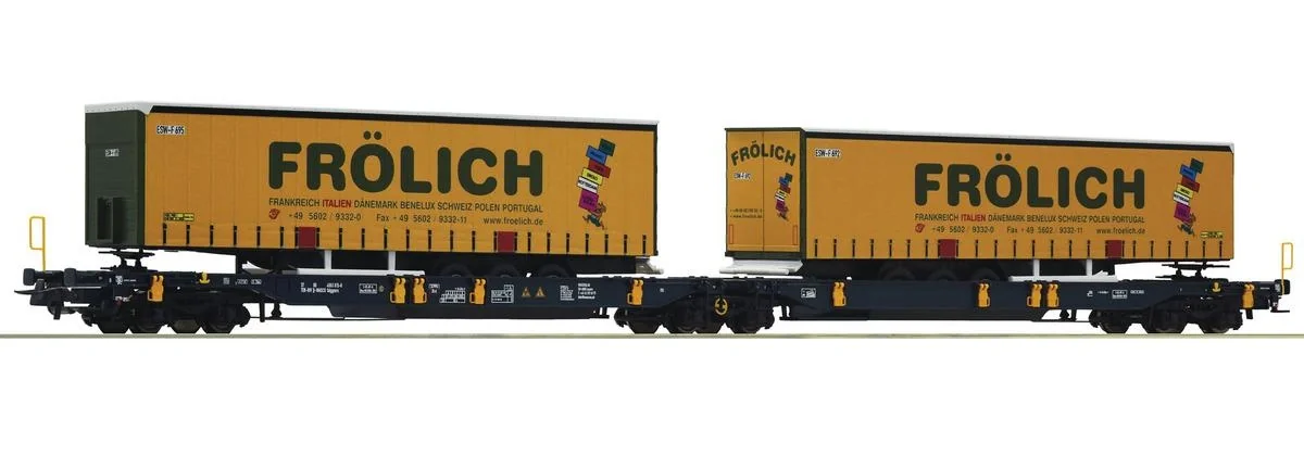 Doppeltaschen-Gelenkwagen, Bauart Sdggmrs/T2000, der WASCOSA "Frölich" - 1