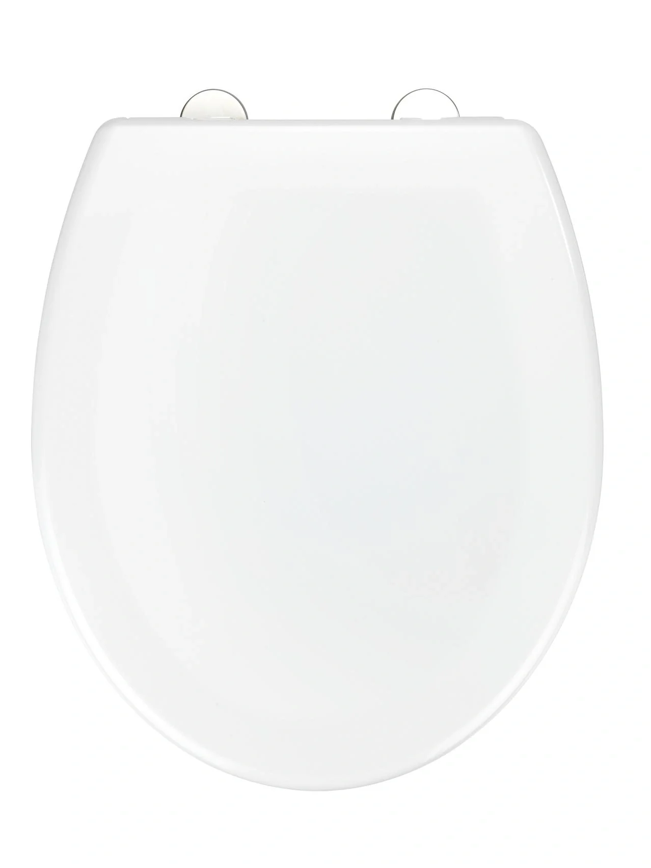Premium WC-Sitz Tallone Weiß, Duroplast, 2-Knopf Fix-Clip Edelstahlbefestigung - 4