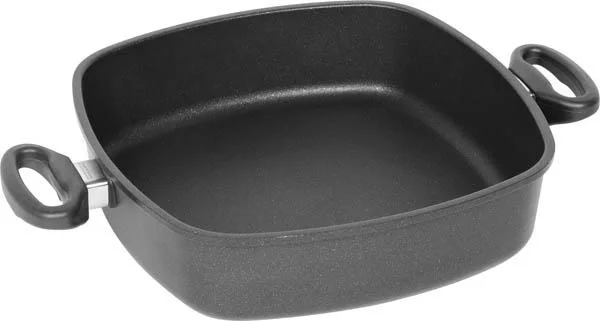 Viereck-Schmorpfanne mit Deckel, 28 x 28 x 7 cm, 4 Liter - 2