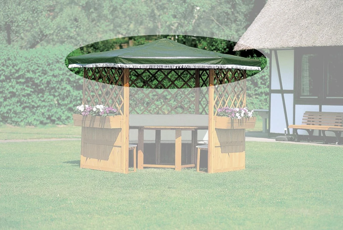 Ersatzdach für Pavillon "Marburg" Standard - 1