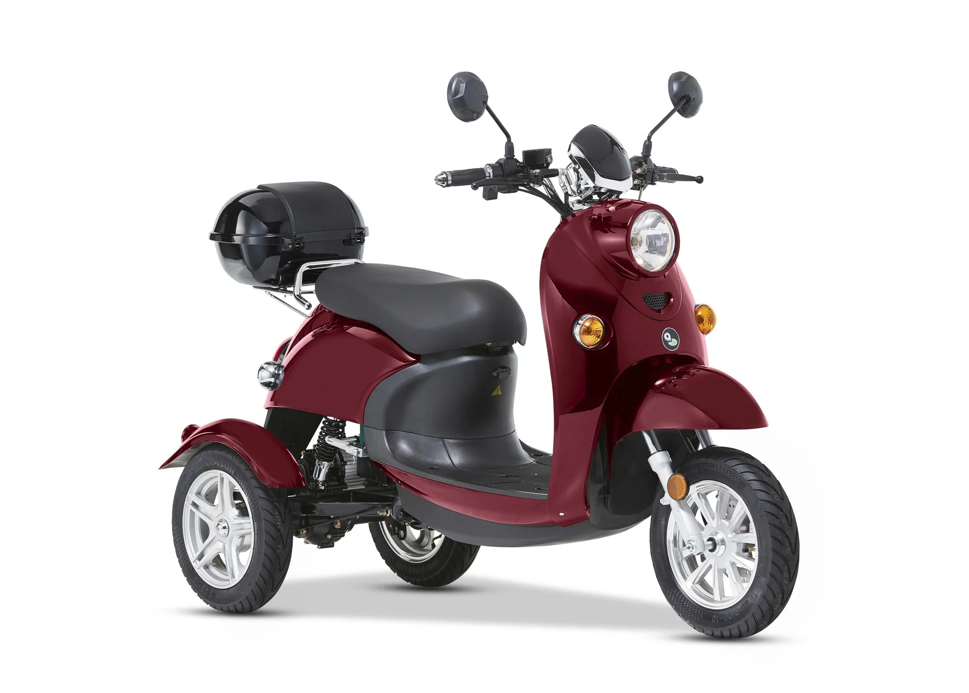 3-Rad E-Mobil Modena 25 km/h - rot - Neue Roller-Optik mit dem Komfort eines Elektromobils - 8