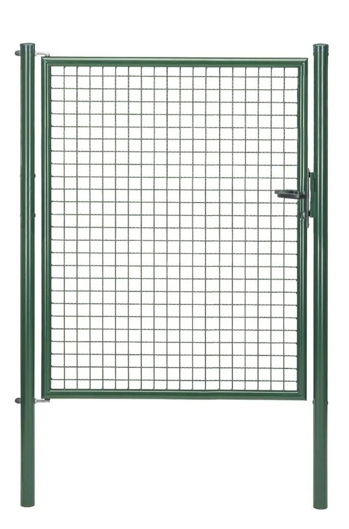 Wellengitter-Einzeltor , grün, Breite 125 cm, Höhe 150 cm - 2