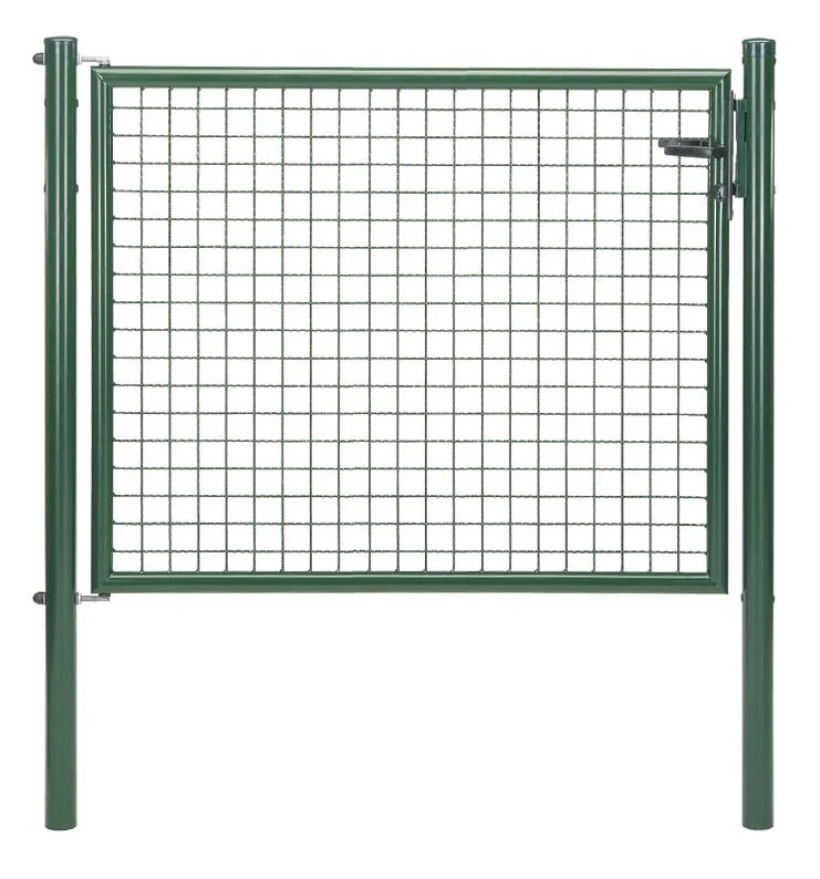 Wellengitter-Einzeltor , grün, Breite 125 cm, Höhe 100 cm - 1