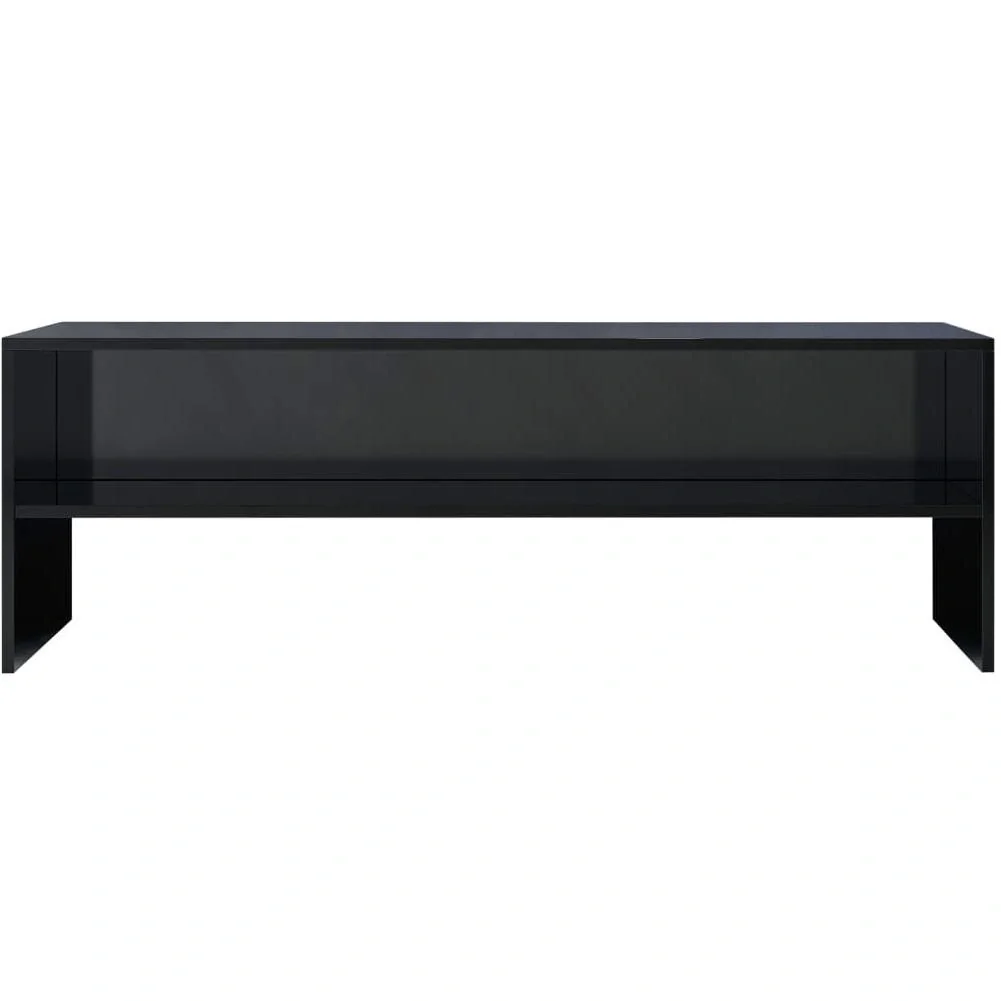 TV-Schrank 120x40x40 cm Spanplatte Hochglanz schwarz - 6