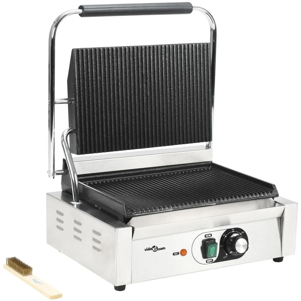Panini-Grill gerillt 2200 W 44x41x19 cm - 3
