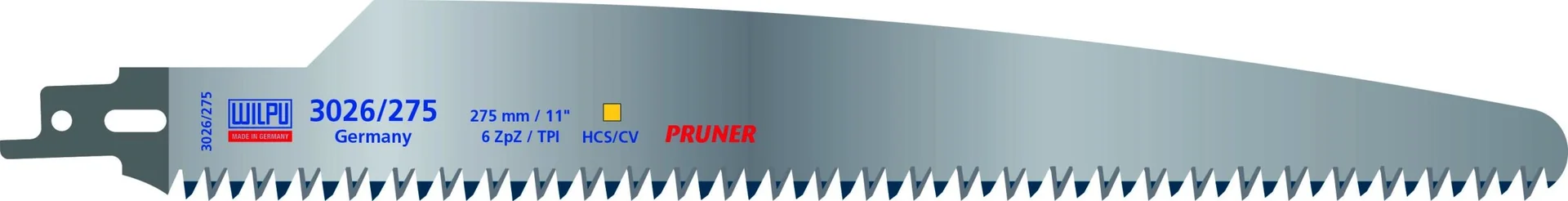 Garten- und Ast-Säbelsägeblatt 275 mm, 1 Stück - 1
