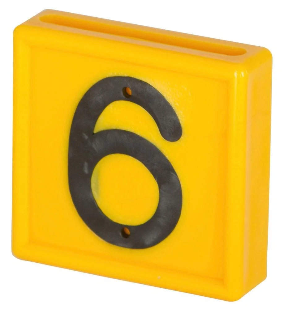 Nummernblock 6 bzw. 9 für Markierungsbänder - 2