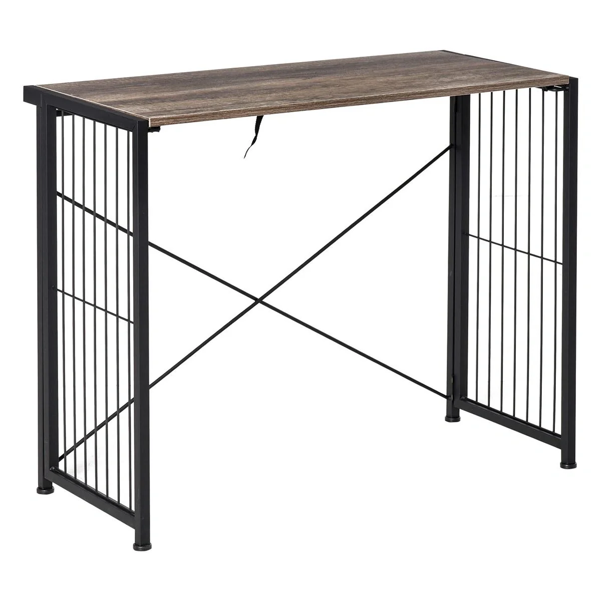 Schreibtisch Computertisch Bürotisch Home-Office Tisch klappbar mit E1 Spanplatte Metallrahmen Industriedesign Rustikale - 2