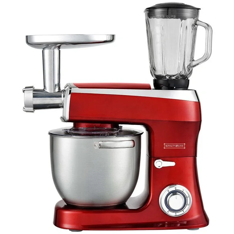 3-in-1 Küchenmaschine PKM 2100W 7,5L Edelstahl Rot - 3