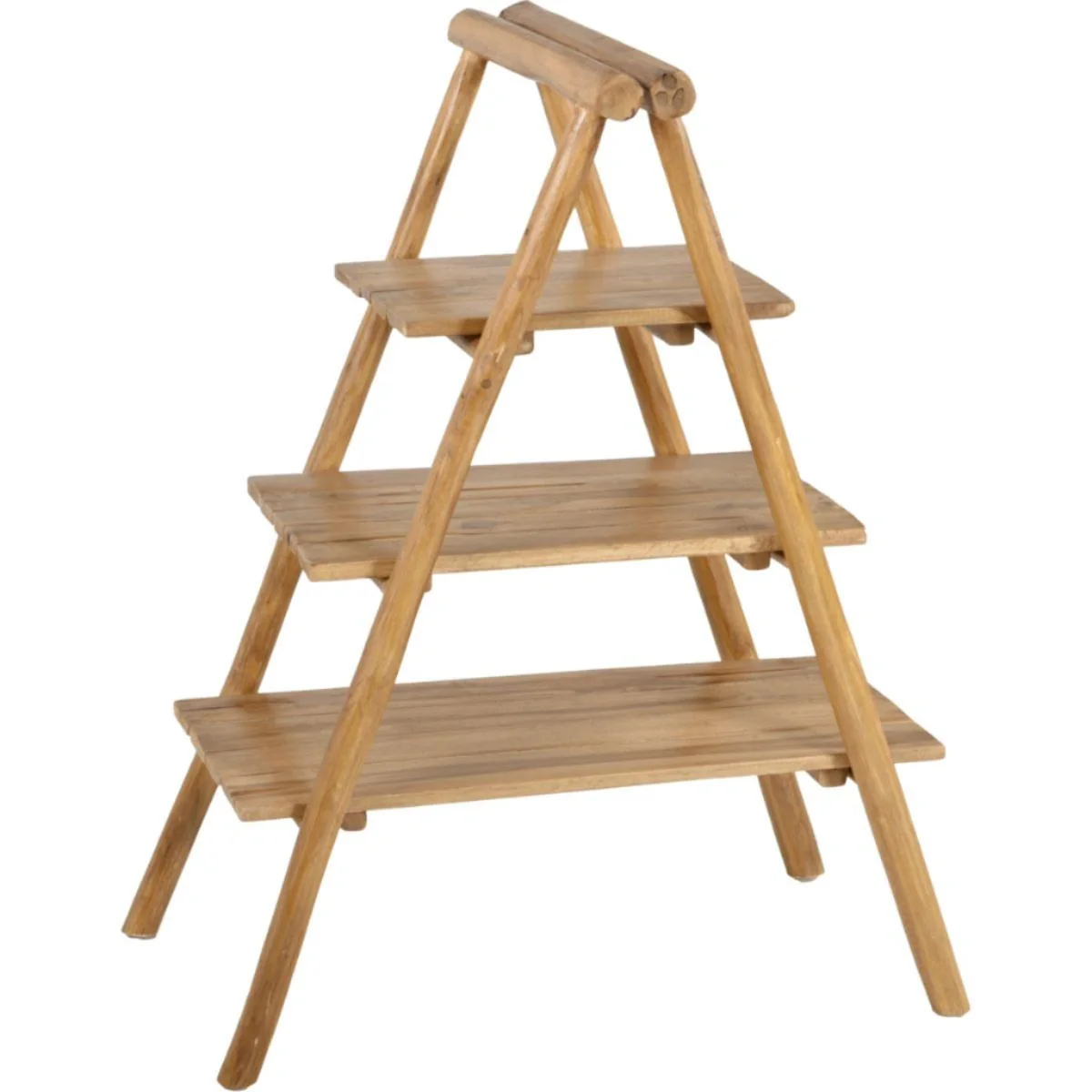 Regal FLORIS, Teak, mit 3 Böden - 1