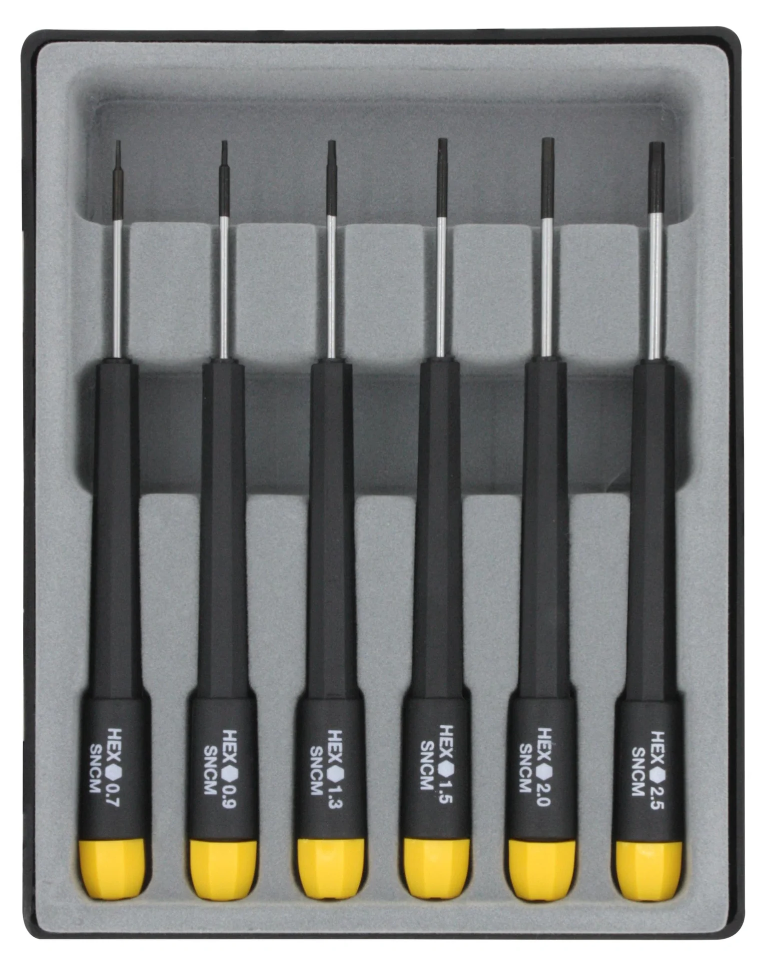 Sechskant Schraubendreher Satz 6-teilig für Feinmechanik u. Basteln - 1