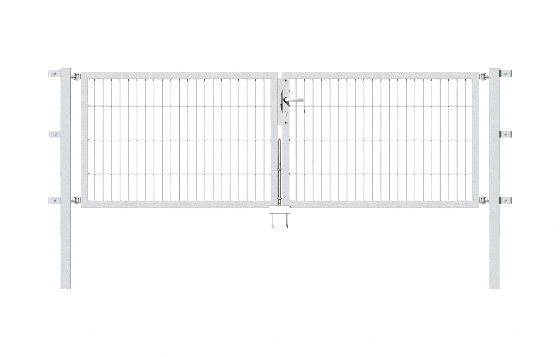 Doppeltor Flexo mit Zubehör, feuerverzinkt, Breite 250 cm, Höhe 100 cm, PF: 60x60 cm - 3