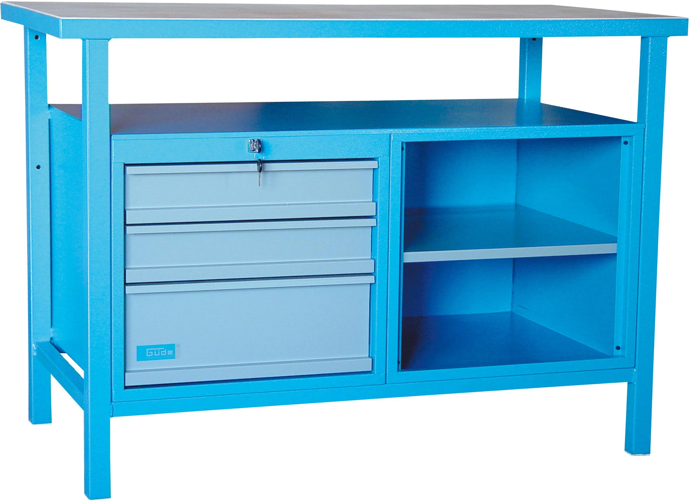 Werkbank P 1200 SL mit Schubfächern, abschließbar - 2