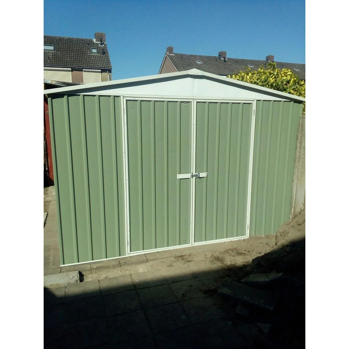 Absco Regent PE30292RK Metallschuppen - 300x292x206 cm - 8