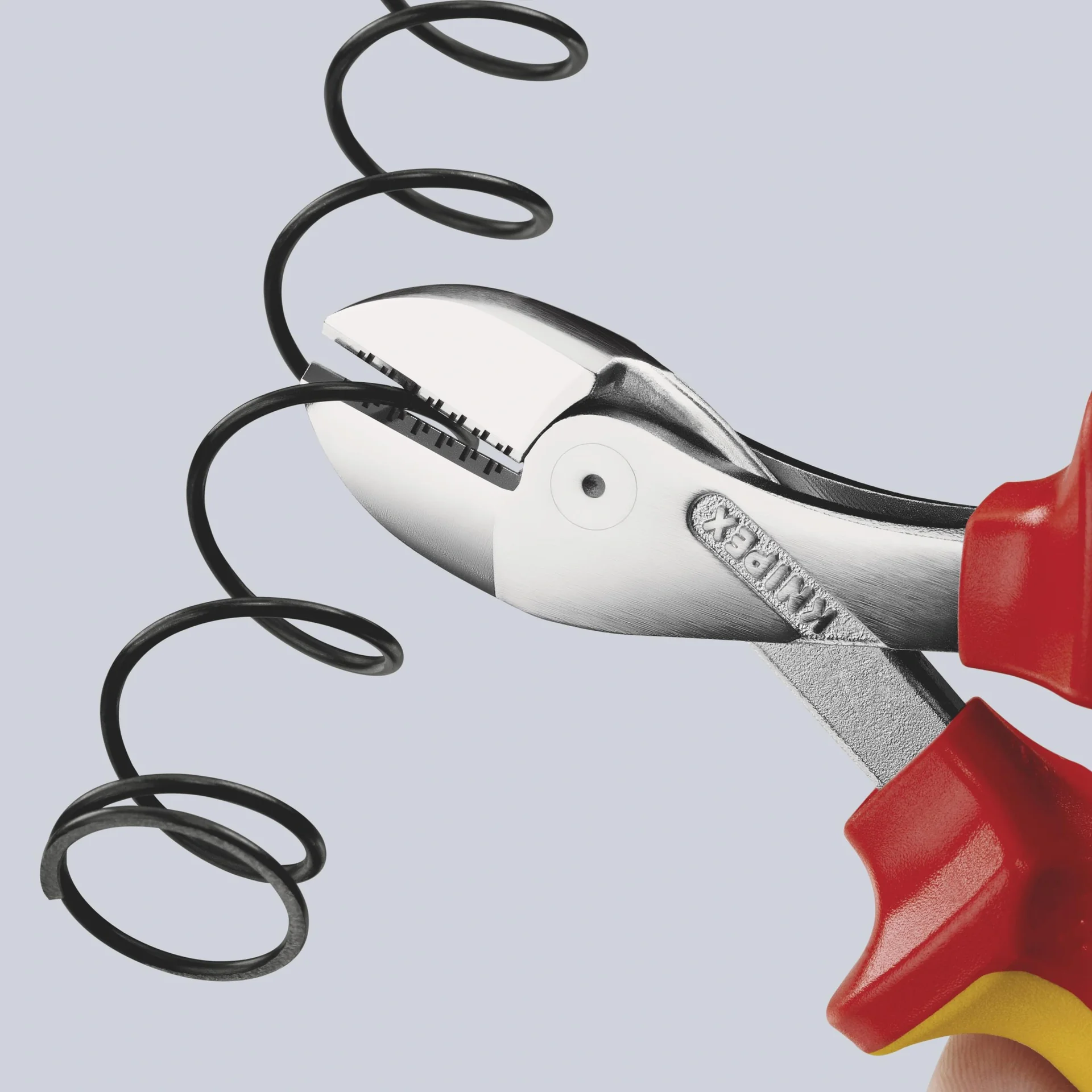 KNIPEX X-Cut Kompakt-Seitenschneider isoliert mit Mehrkomponenten-Hüllen 160 mm - 8