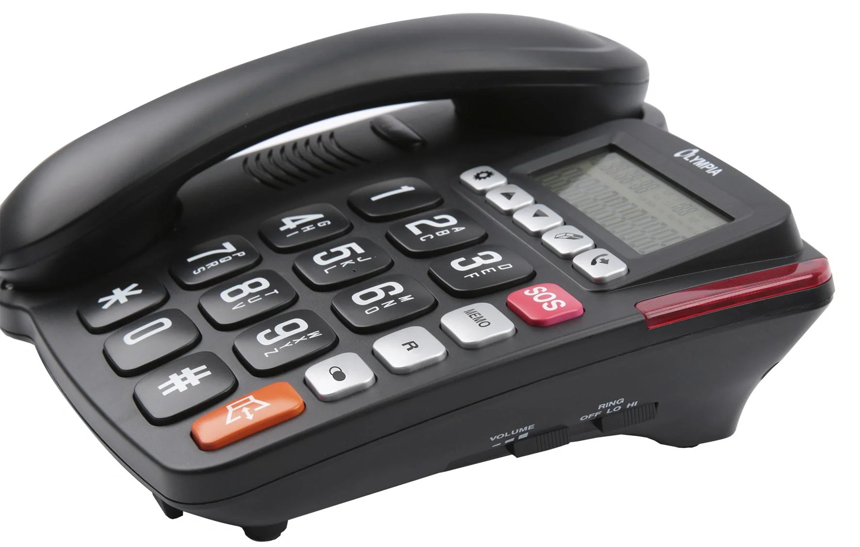 Großtastentelefon mit extra großen Tasten und LCD Display - 3