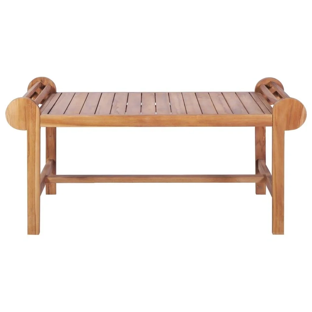 Couchtisch 100x50x45 cm massiv Teak - 5