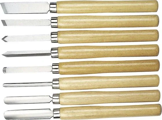 Drechselbeitel Satz, 8-teilig - 2