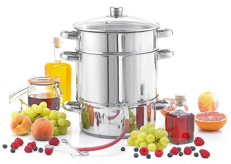 Dampfentsafter Edelstahl 9 Liter - 3
