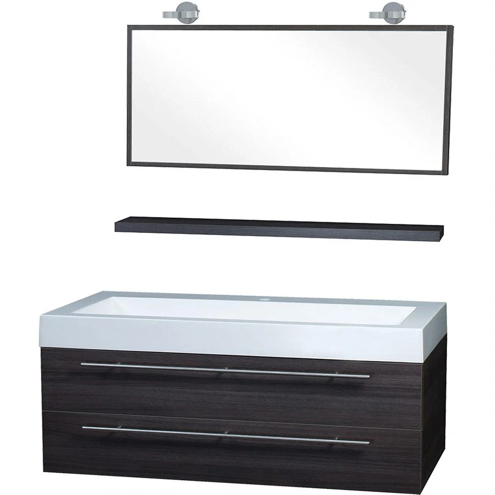 Badezimmermöbel Force 125 cm - Gris - 5